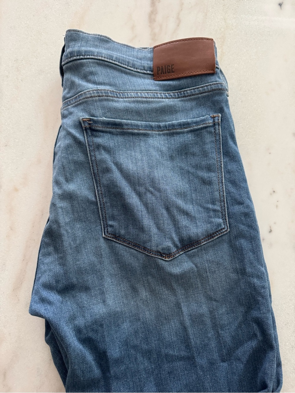 PAIGE Men’s Medium Blue Slim Straight Jeans